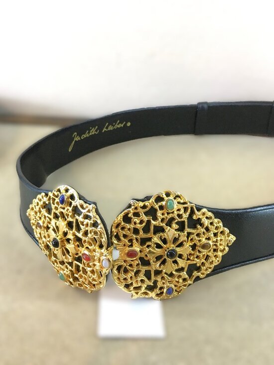 JUDITH LEIBER Adjustable Waist Belt ✨ LIKE NEW!! Vintage 1980s / early 1990s main image 10